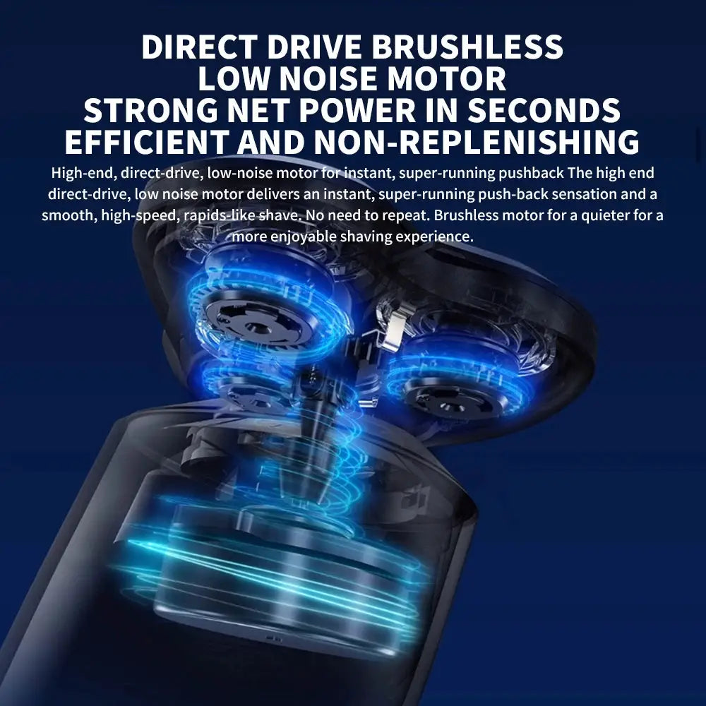 MIJIA S700 electric shaver by Simples Market, 3-head system, portable IPX7 waterproof