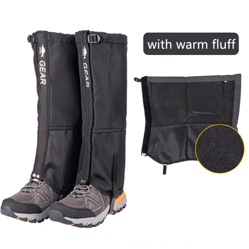 Outdoor Travel Leg Warmers Gaiters Waterproof 620D Nylon For Hiking Hunting Climbing Camping Snow Winter Foot Cover