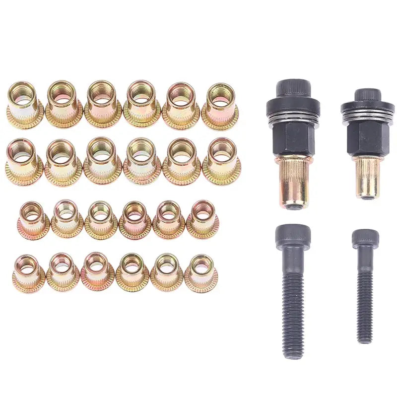Manual Rivet Nut Gun M6 M8 Stainless Steel Rivet Nut Tool Hexagon Nut Pull Rod For DIY Projects