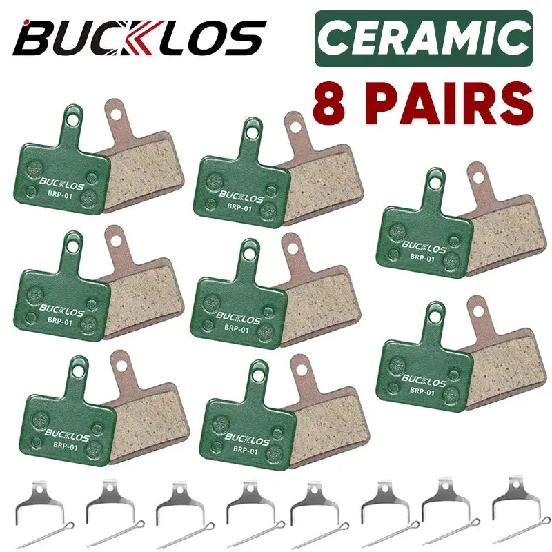 Bucklos Ceramic Hydraulic Disc Brake Pads for Shimano MT200 B01S B05S MTB Mountain Road Bike