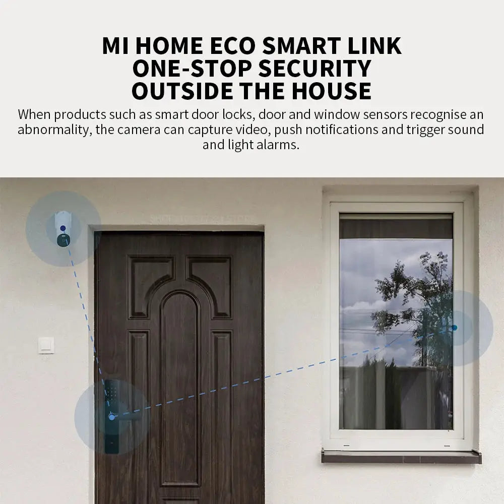 Xiaomi Mijia Outdoor Camera AW300 2K, IP66 weatherproof with full-color night vision and WiFi