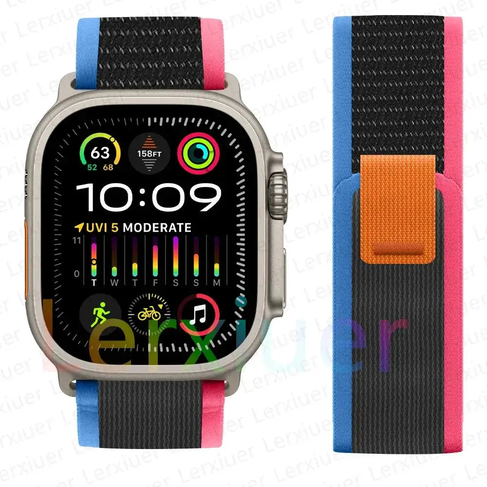 trail loop For apple watch ultra 3 2 Band 49mm 44mm 40mm 45mm 41mm 42mm correa bracelet iWatch series 7 se 8 9 10 11 46mm straps