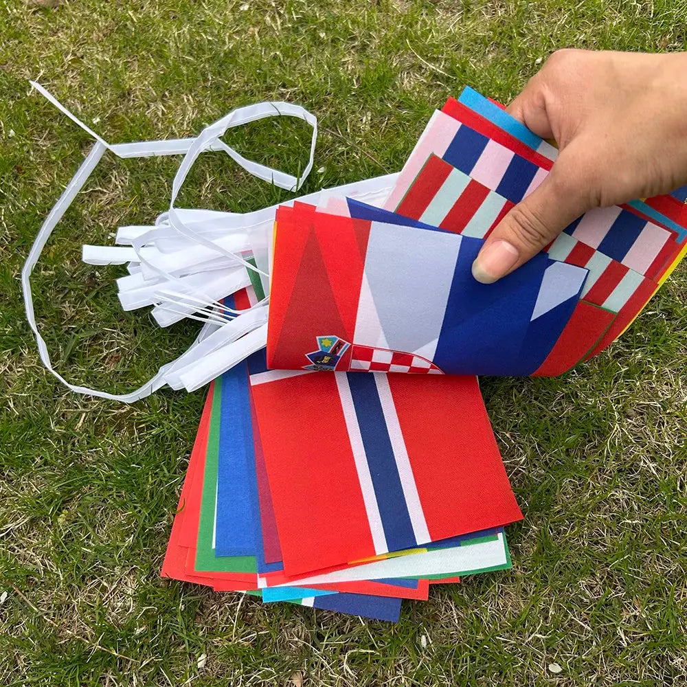 World Flags Bunting 42 48 Pcs 14x21cm String Banner Garlands