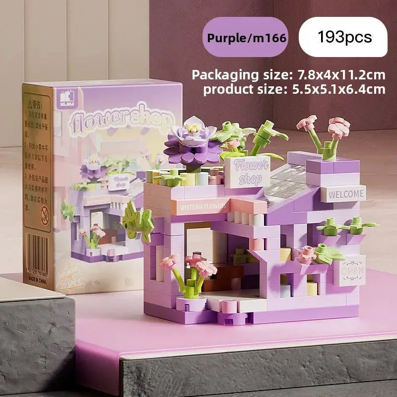 Christmas Micro Building Block Set Santa Claus and Reindeer Puzzle Table Decor for Kids and Adults