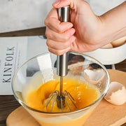 Stainless Steel Egg Beater Semi Automatic Kitchen Mixer For Effortless Egg Beating And Cream Mixing