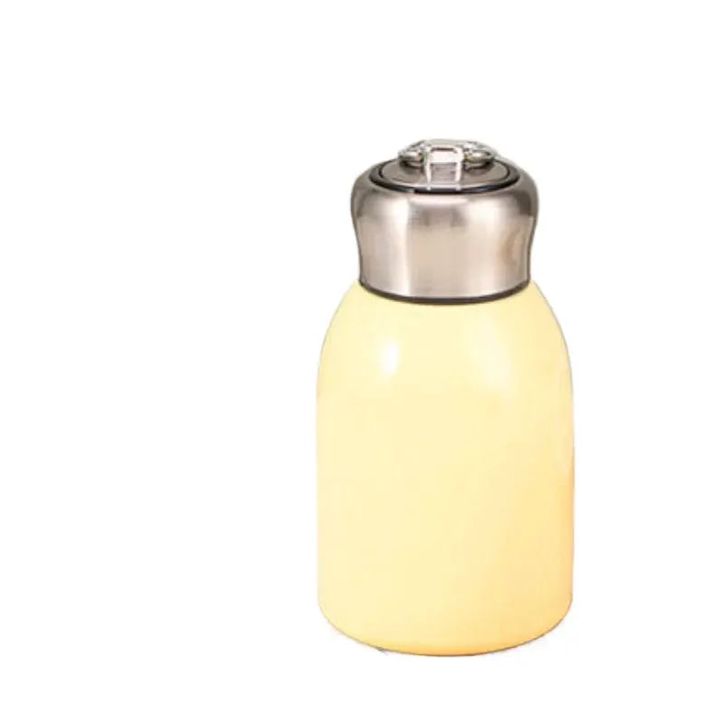 New High Value Mini Chubby Big Belly Cup 304 Stainless Steel Vacuum Thermos Cup With Portable Carrying Ring For Women