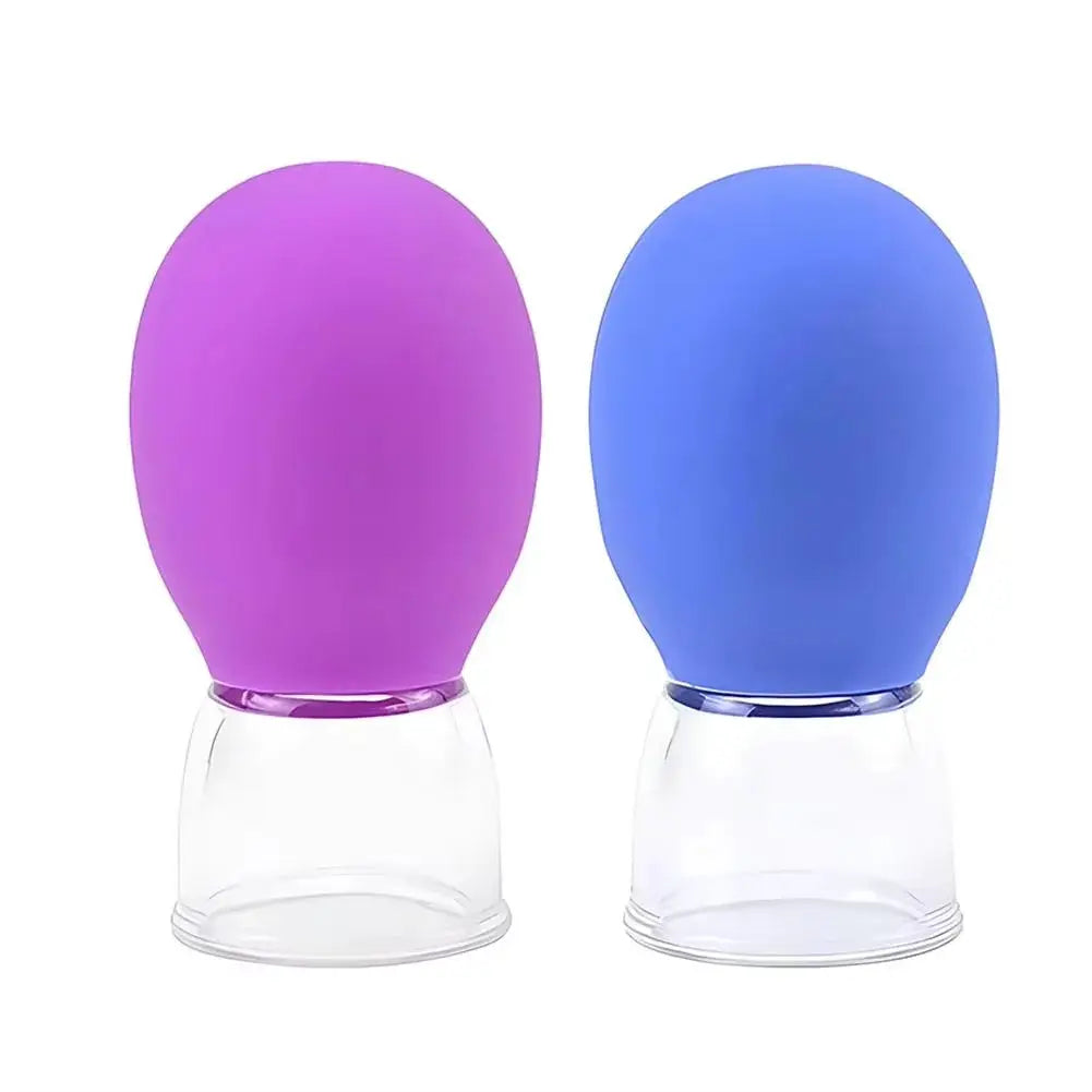 Silicone Facial Cupping Set For Face And Eye Vacuum Massage Cups