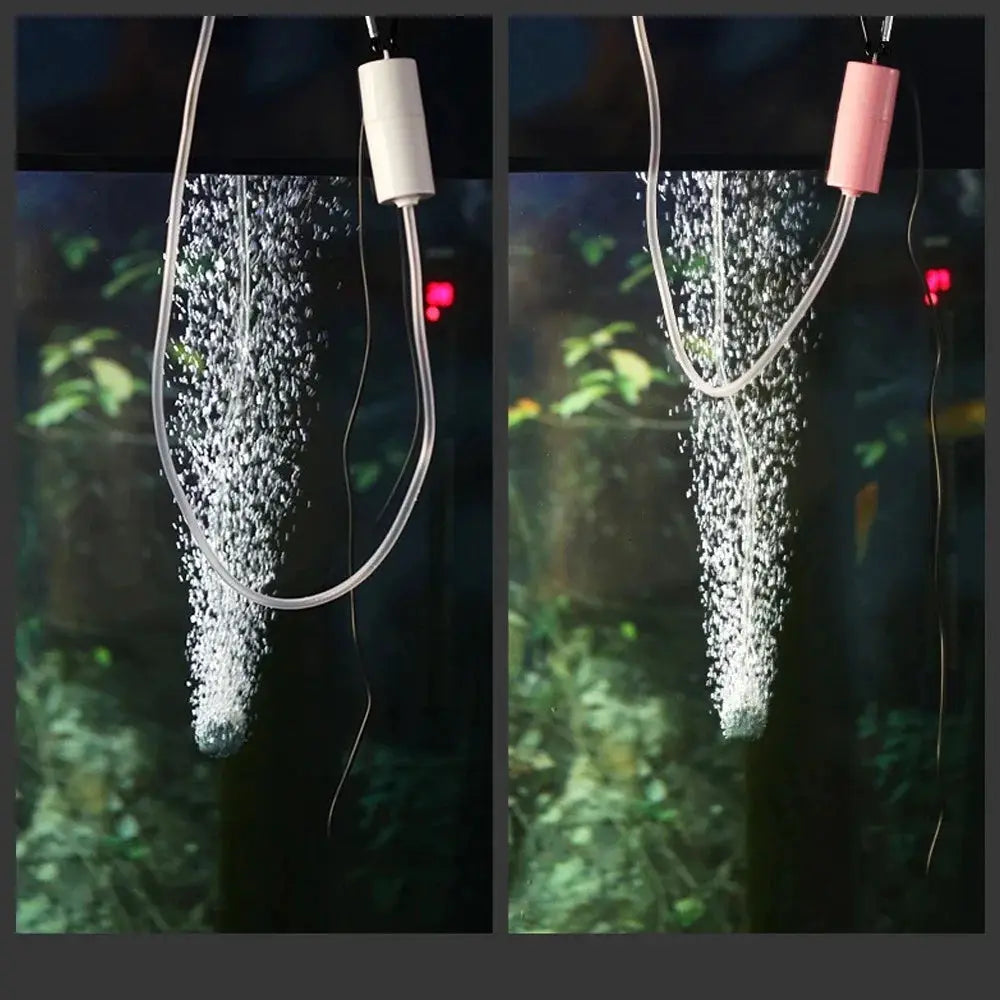 USB Aquarium Air Pump Silent Air Compressor Oxygenator 5V Portable Mini Oxygen Aerator For Fish Tank