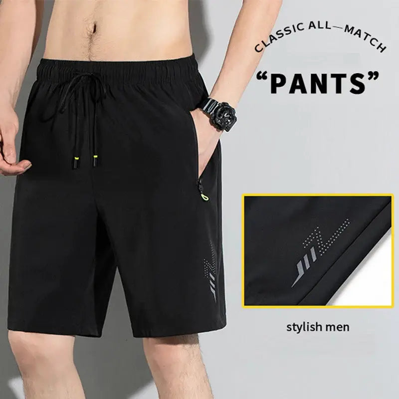 Men Loose Casual Quick Dry Running Shorts For Training And Gym Workout Board Shorts Summer Athletic Bottoms