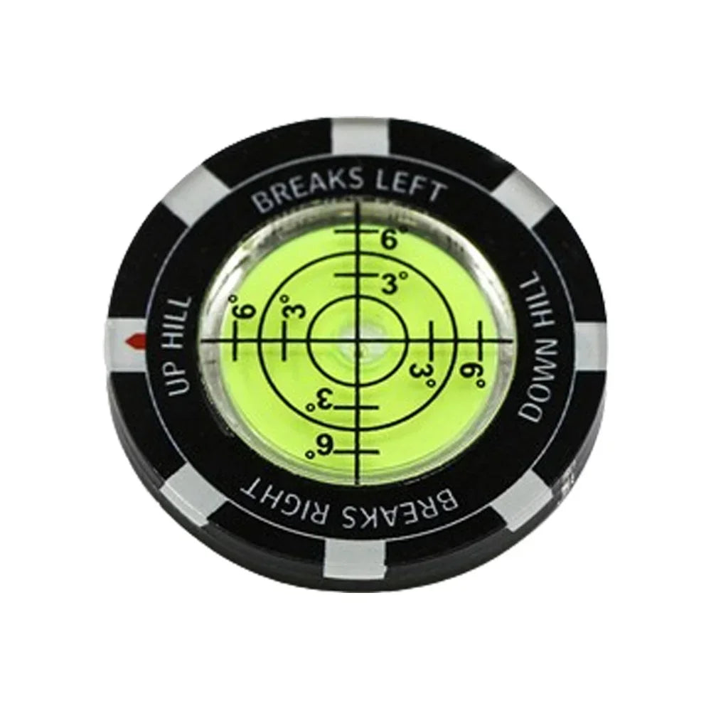 Golf Putt Ball Marker High Precision Round Green Reader Golf Putting Aid Slope Reading JJ024 1 Piece