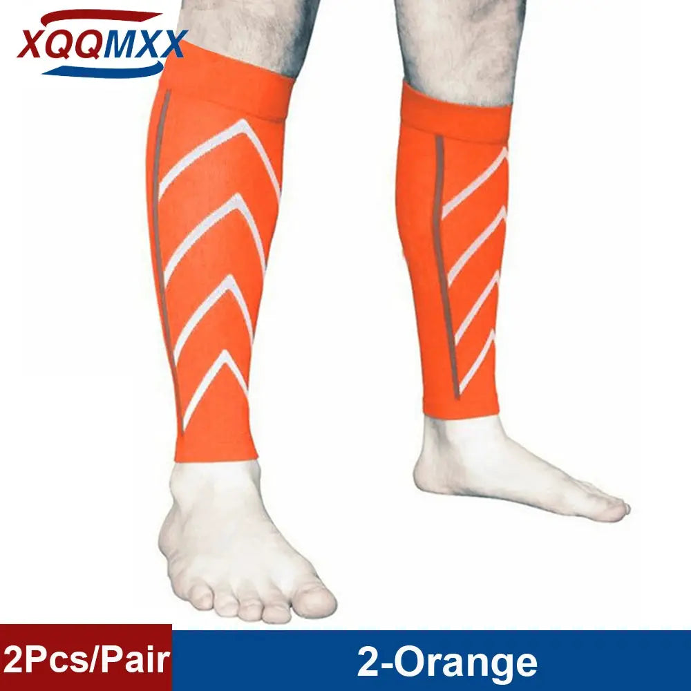 Compression Calf Sleeves For Men And Women 20 To 30 MmHg Footless Shin Splint Relief For Running Cycling