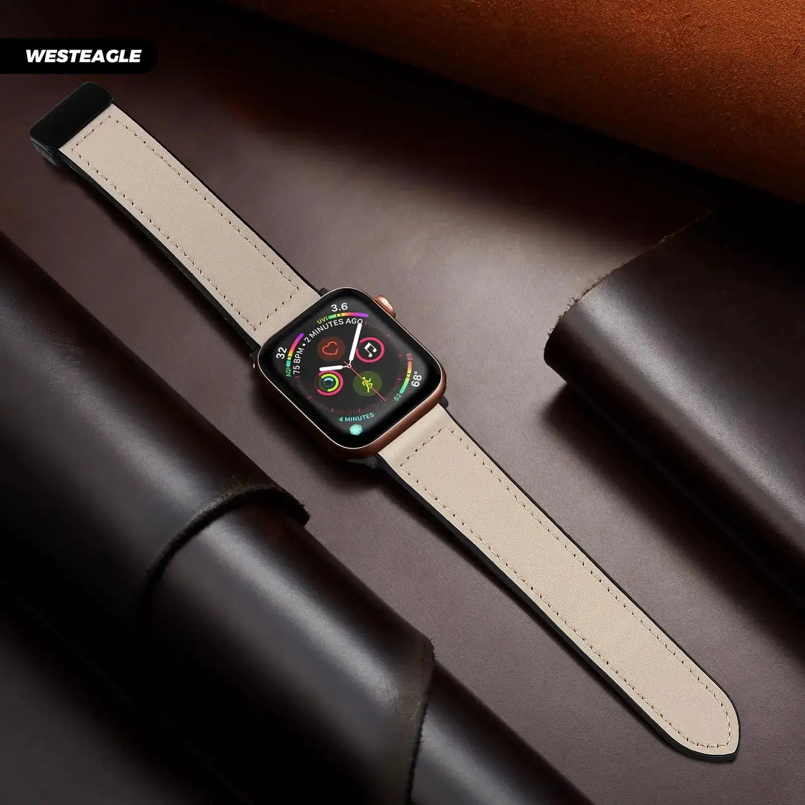 Genuine Leather Strap for Apple watch band 11 46mm 42mm 44mm 40mm 45mm 41mm bracelet iWatch series 10 9 8 7 SE3 ultra 3 2 49mm