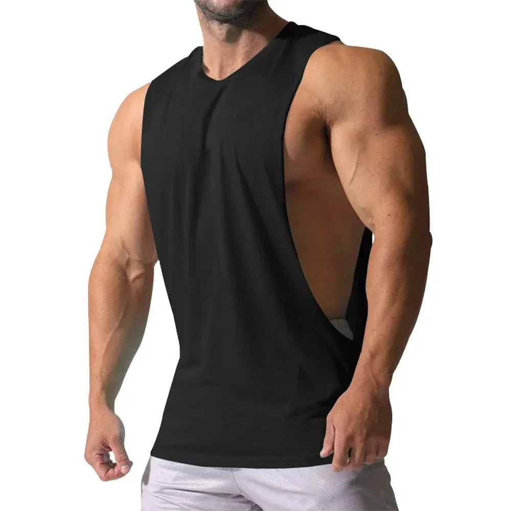 Men's Summer Fitness Tank Top Breathable Sleeveless O Neck Vest For Jogging And Bodybuilding Casual Wear