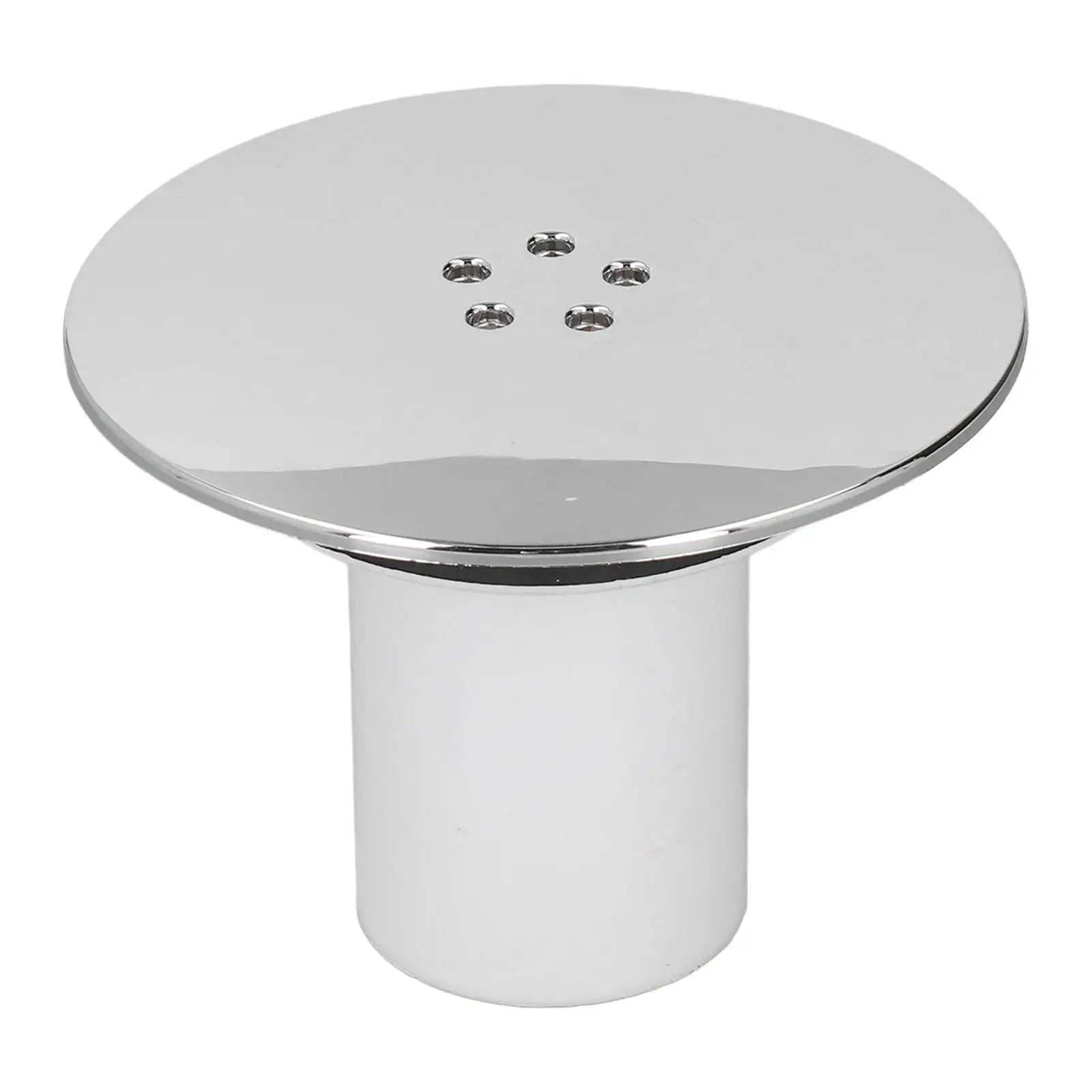 Simples Market chrome round shower drain cover plate with six small holes