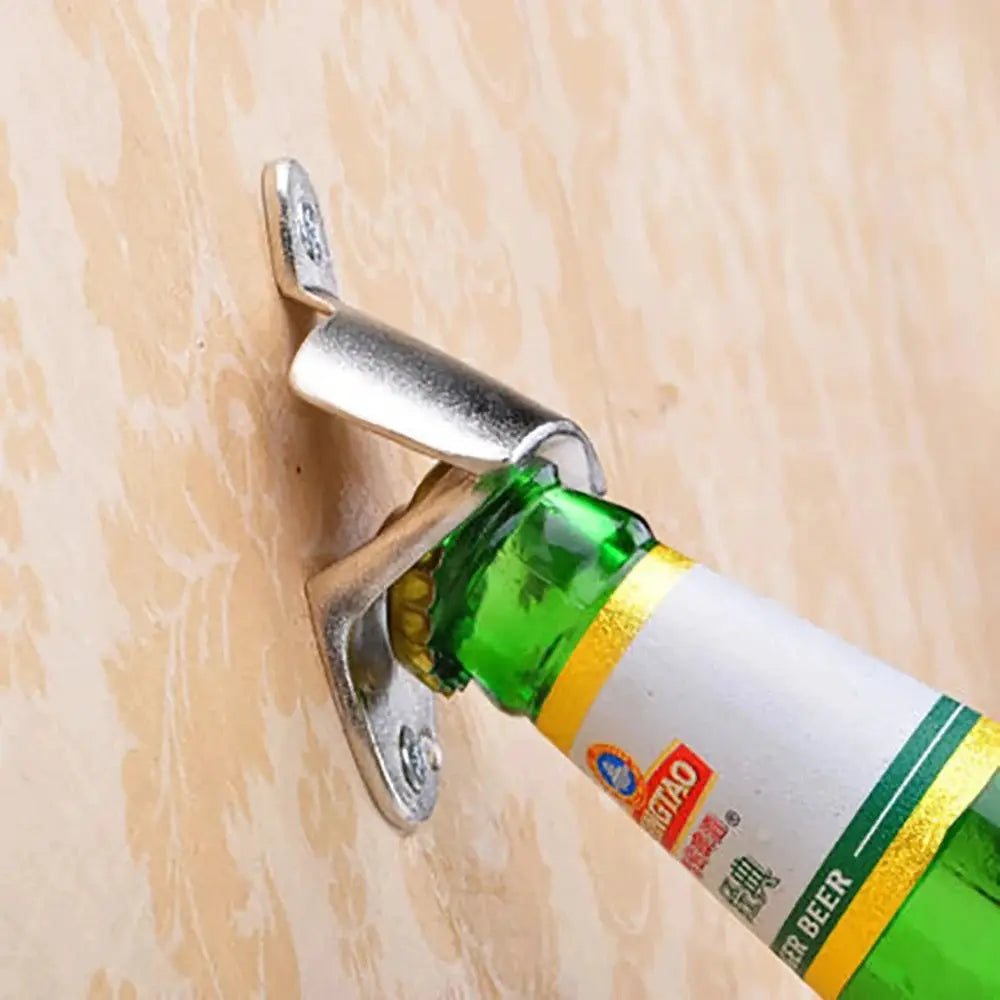 Zinc Alloy Wall Mounted Beer Bottle Opener Retro Antique Kitchen Style With Screws