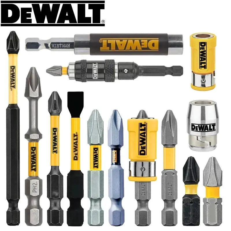 DEWALT PH2 SL8 Cross Slotted Drill Bits Sleeve Magnetic Ring Adapter Corner 25MM-89MM Hand Tool Accessories Series