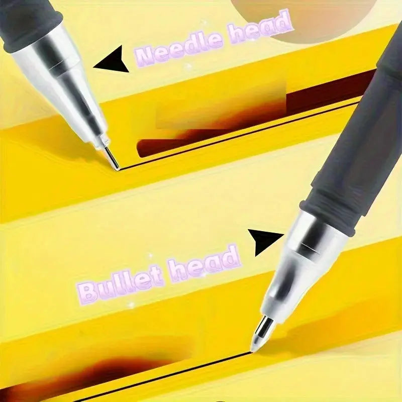 5/10/20 Pack Quick Dry Gel Pens 0.5mm Fine Tip Black Ink For Office And School Use