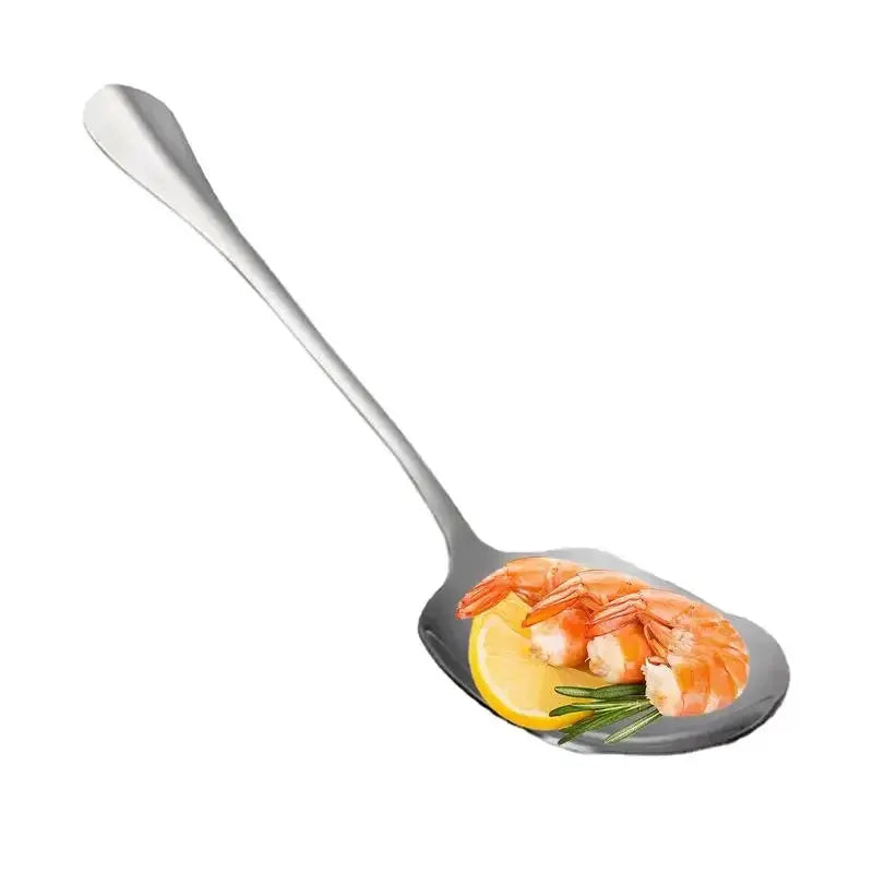 Large Stainless Steel Serving Spoon Ergonomic Kitchen Flatware For Rice Pasta And Salad