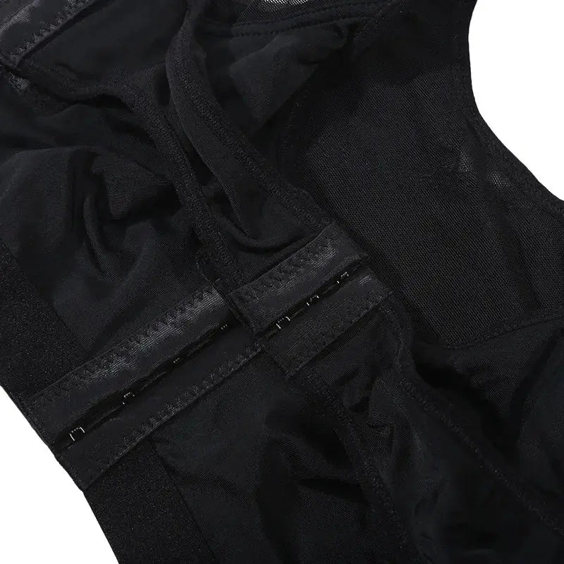 Women's post-surgery compression bra stabilizer bralette by Simples Market, black