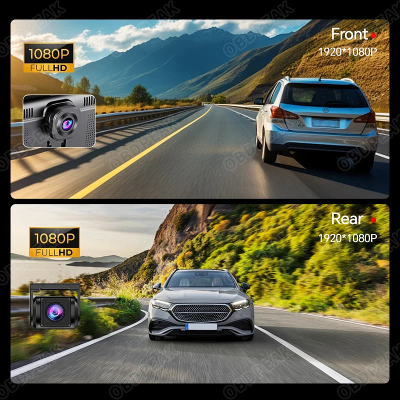 K60 Pro 11.3 Inch Android 14 AI Dash Cam Rear View Mirror GPS CarPlay