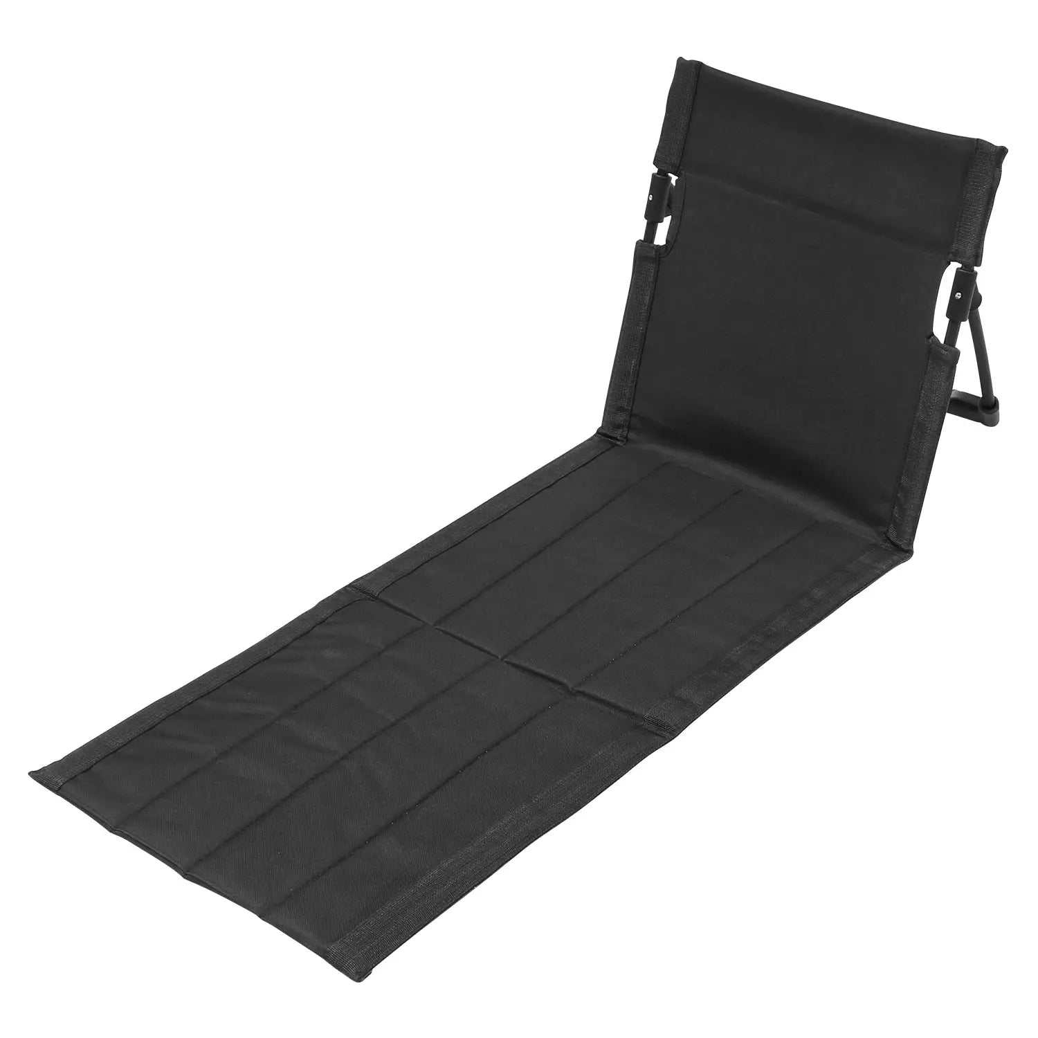 Simples Market outdoor foldable camping chair, black Oxford cloth with backrest cushion