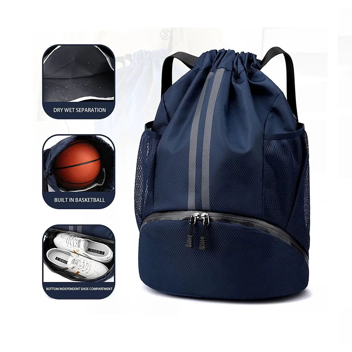 Multi - Functional Dry/Wet Separation Sports Backpack - Simples Market