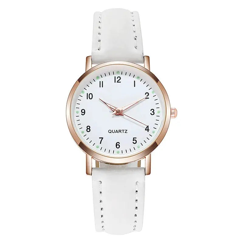 Fashion Watch For Women Leather Belt Watches Ladies Luxury Analog Quartz Luminous Wristwatch Clock Relogio Feminino
