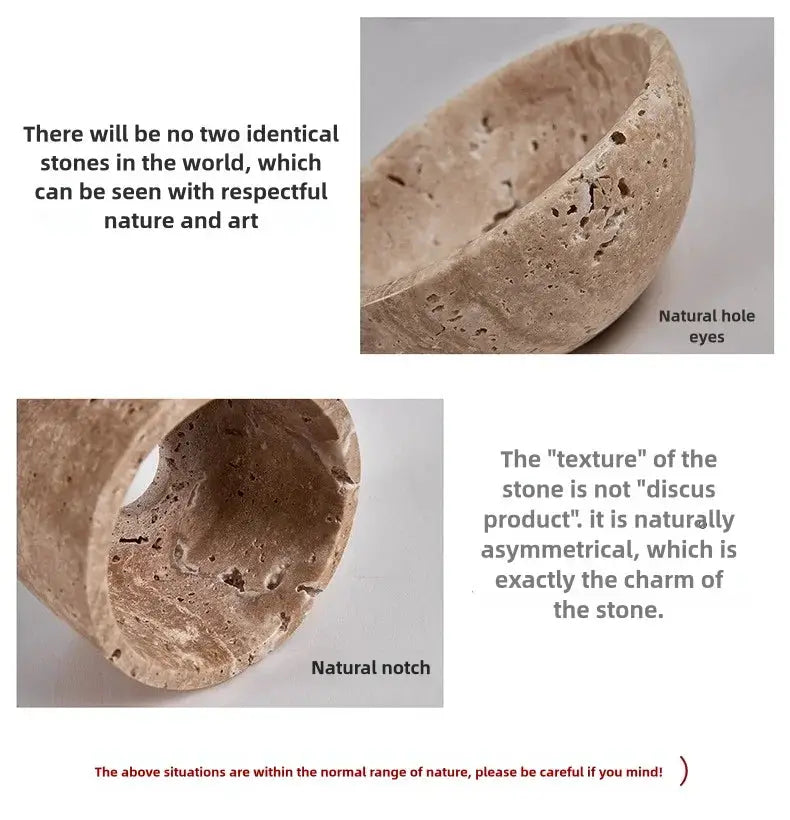 Simples Market Japanese wabi-sabi bedside chandelier in natural beige stone with porous texture