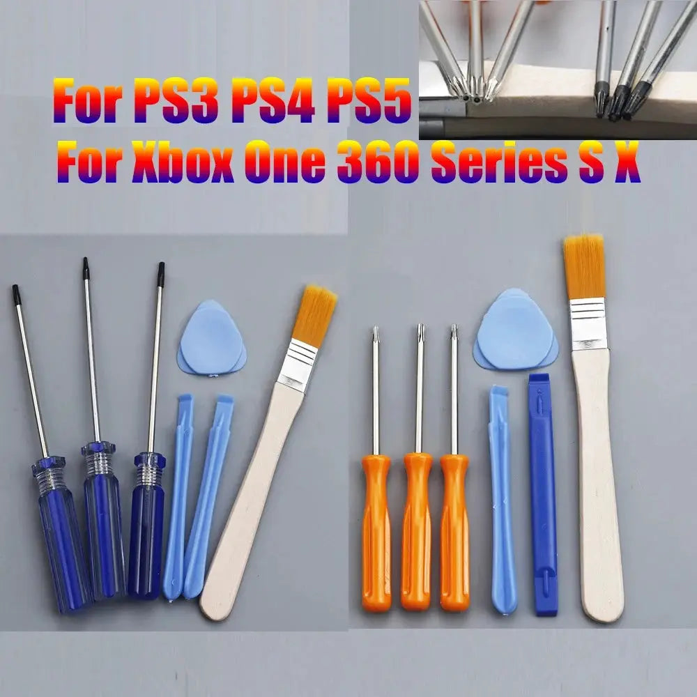 Xbox One 360 PS3 PS4 PS5 Series Security Torx Screwdriver Set T6 T8 T10 Tamperproof Hole Repair Tool For Consoles