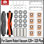 Xiaomi Robot Vacuum X20 Plus Dust Bag Mop Cloth Accessories Main Side Brush And HEPA Filter Replacement Parts