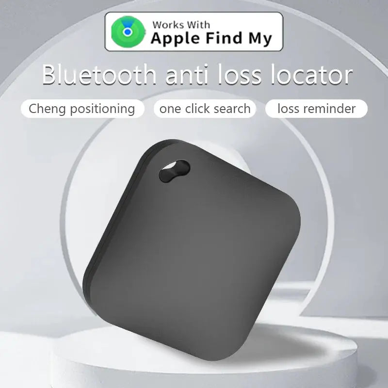 Simples Market Bluetooth GPS tracker for Apple Find My, anti-loss locator for keys, pets or kids, black square device