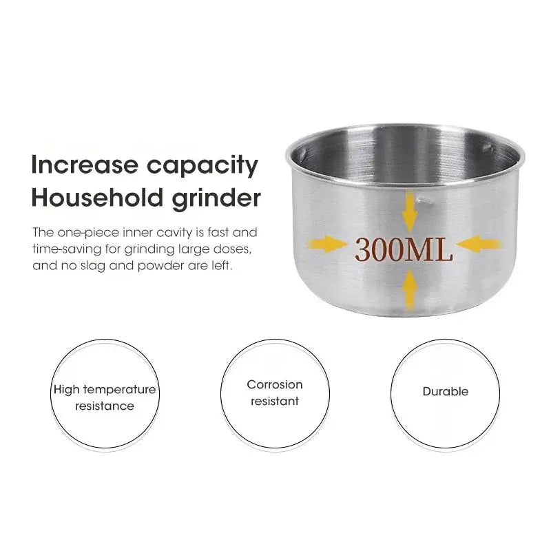 Mini Electric Grinder 300ml Ultrafine Pulverizer For Baby Food Coffee Spice Pepper Grain Mill Two Or Four Blades