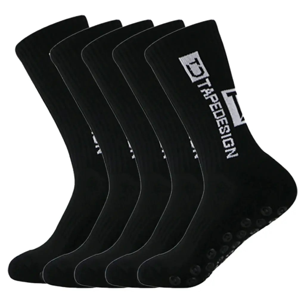 Mens Non Slip Soccer Socks With Non Skid Grip For Football Basketball Cycling And Training Performance