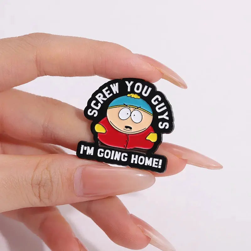 Custom Cartoon Character Enamel Pins Set Cute Metal Brooches Lapel Badges Gift For Kids Friends