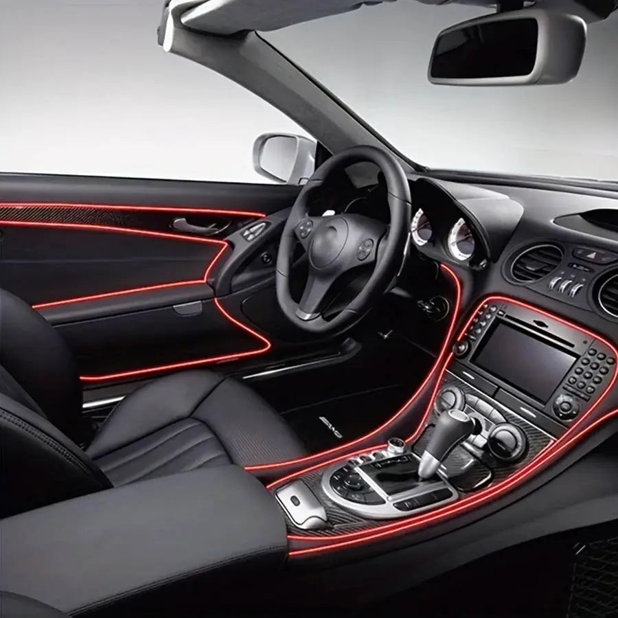 Flexible Car Interior Decoration Strip For Dashboard And Door Panels Easy To Install Upgrade Your Car Interior Styling