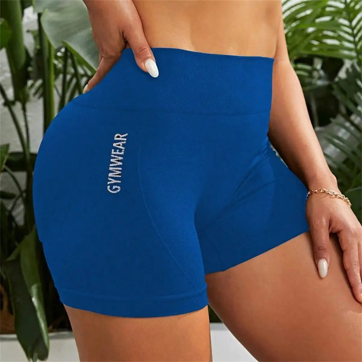 QyuickDry Womens High Waist Butt Lift Sports Shorts Quick Dry Breathable Seamless Yoga Shorts
