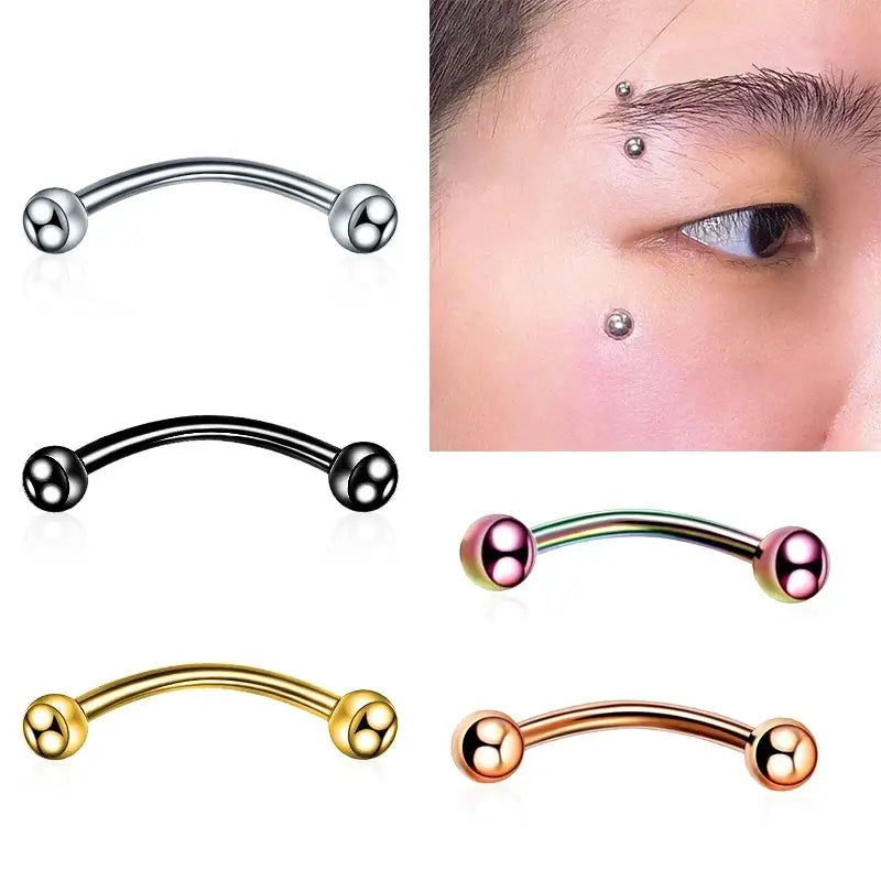 Stainless Steel Horseshoe Fake Nose Ring C Clip Septum Lip Hoop 1Pc For Women Men Jewelry