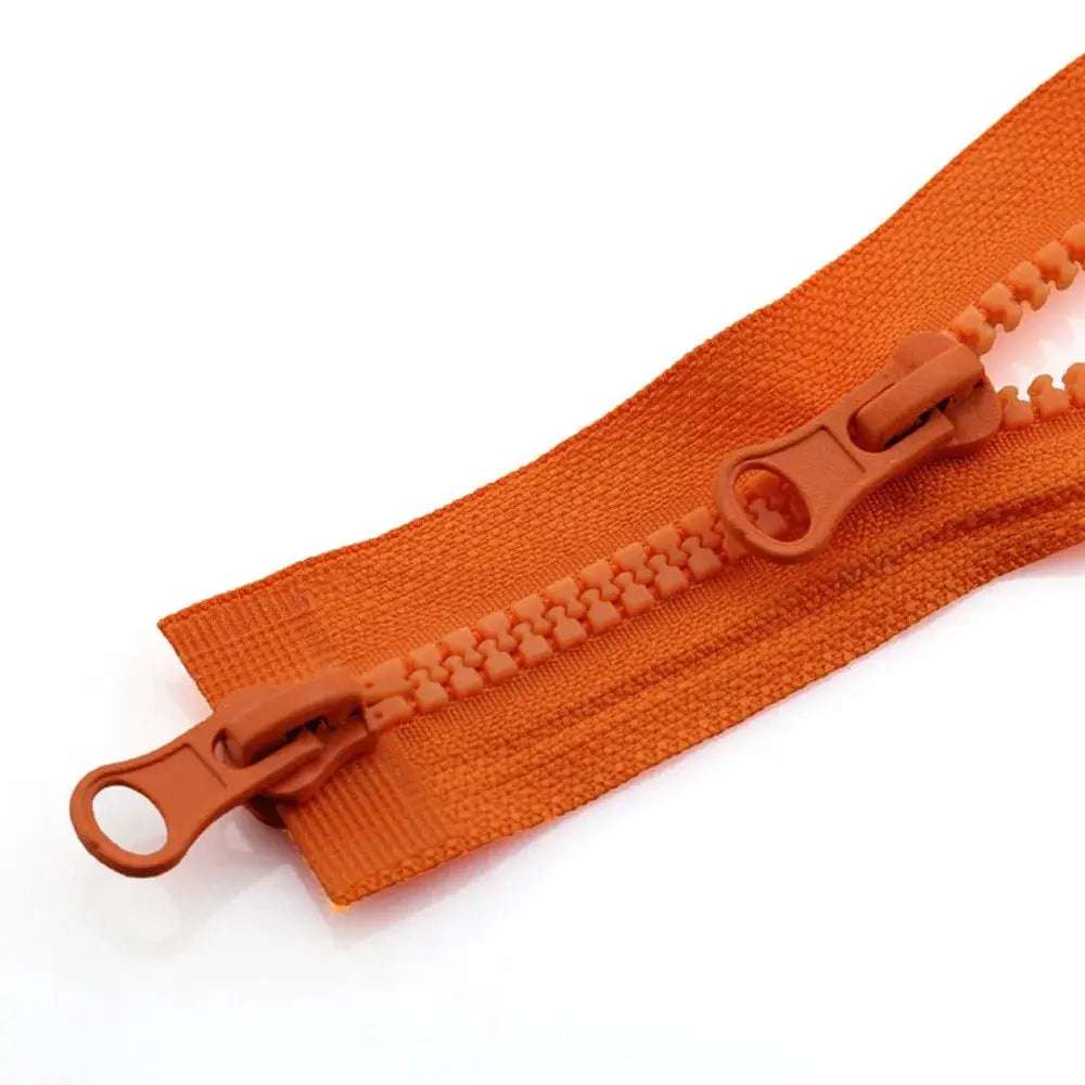 90cm Size 5 Resin Zipper Double Slider Two Way Open End For Jackets Durable High Quality Long Zips
