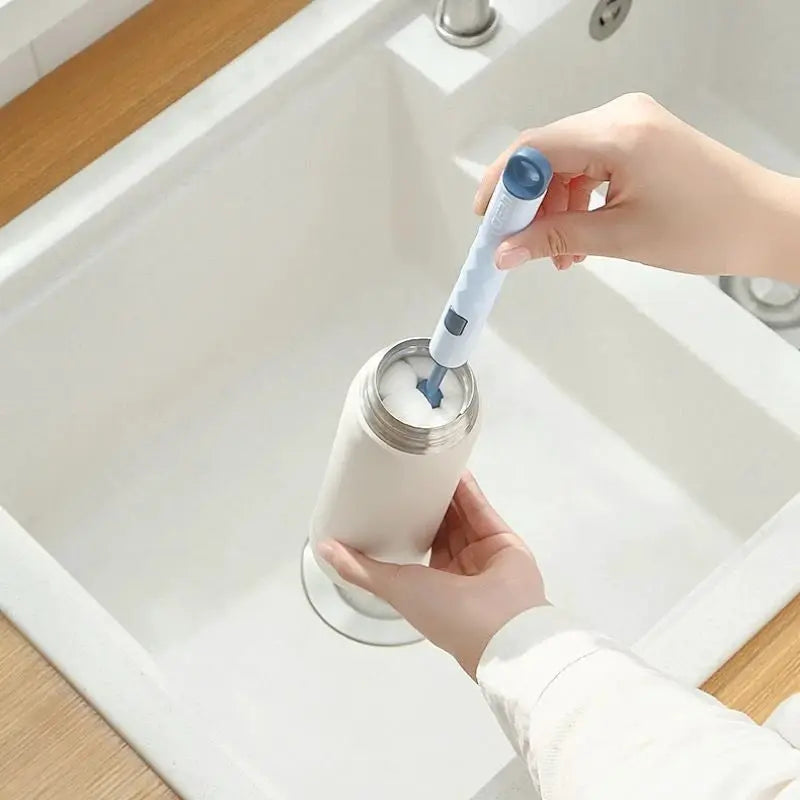 360 Degree Rotation Baby Bottle Brush Set For Bottles Pacifiers Cups And Nipples Soft Head Food Grade Handheld Cleaning