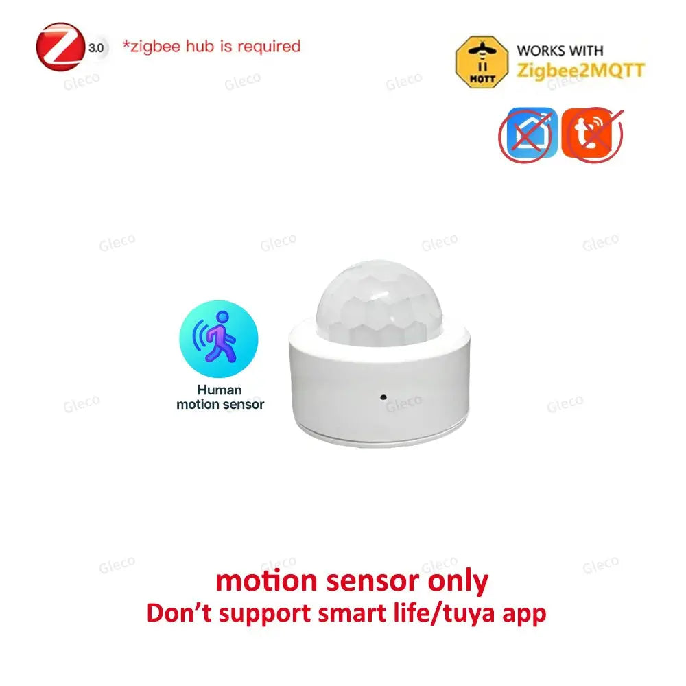 Motion sensor dome presence detector by Simples Market, white, Zigbee compatible
