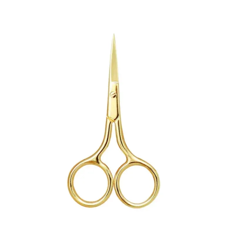 European Style 9CM Stainless Steel Makeup Scissors Multi Functional Eyebrow Nose Hair Manicure Tool