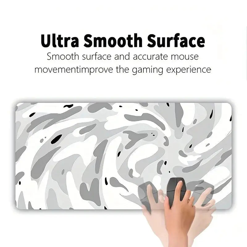 Large Line Texture Mouse Pad With Durable Stitched Edges Non Slip Base For Office Gaming And Study