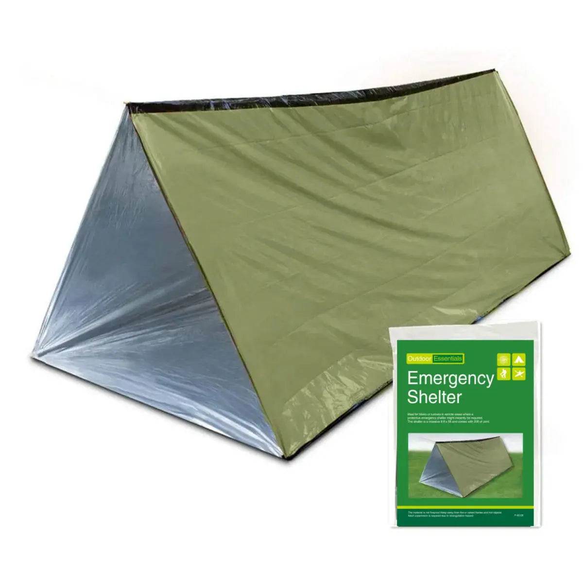 Emergency Tube Tent For Two People Waterproof Windproof Portable Camping Shelter For Outdoor Adventures