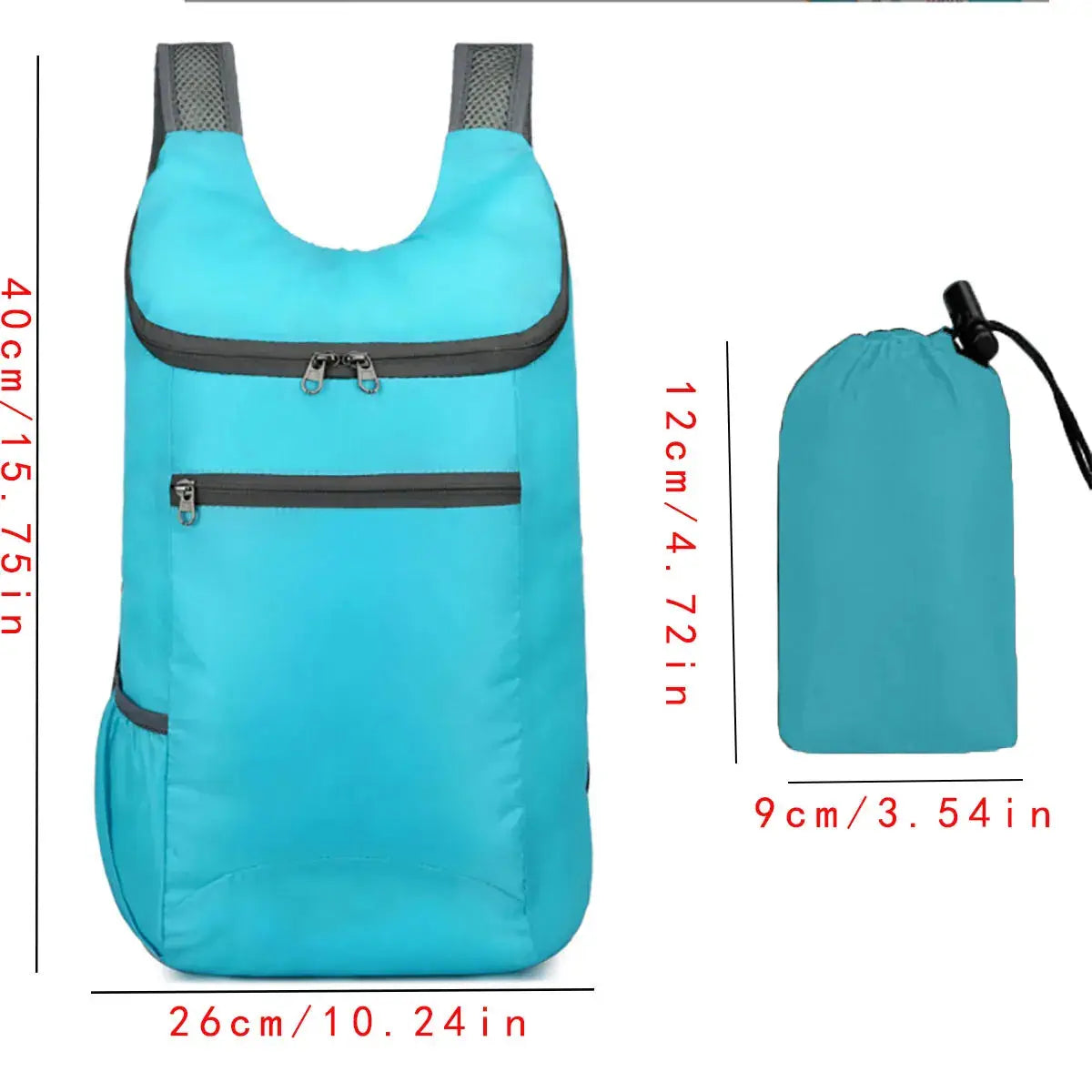 VoyagePro Weekend Travel Bag Foldable Waterproof Tear Resistant Backpack With Large Capacity