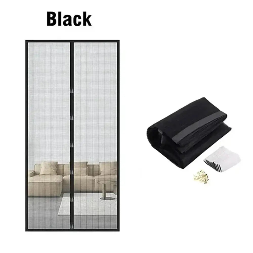 Magnetic Mosquito Net Door Curtain With Automatic Closing For Kitchen And Living Room Fly Screen Barrier