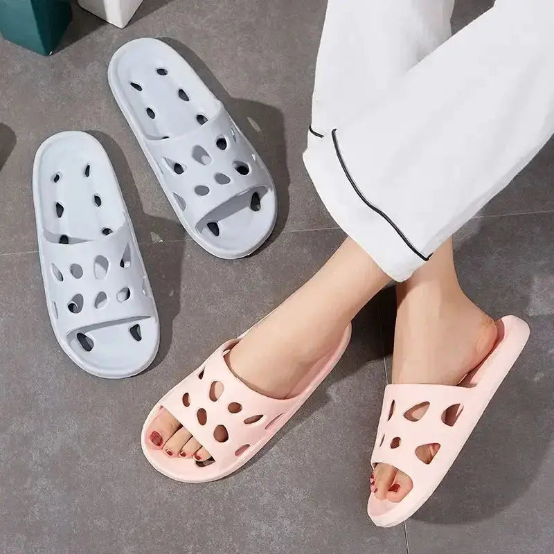 Unisex EVA Slippers Anti Slip Sandals For Men Women Indoor Bathroom Beach Flip Flops Summer Comfort