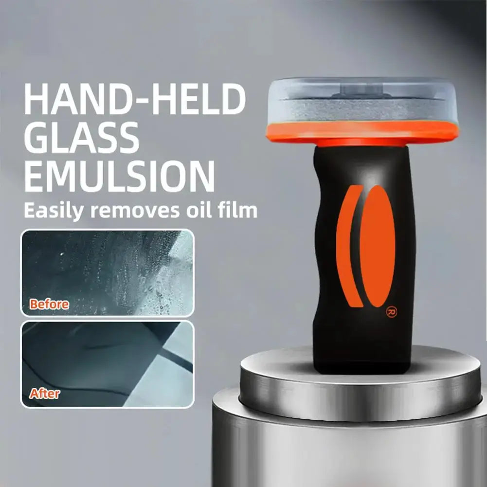 Simples Market handheld glass emulsion cleaner gel for car windshields with orange trim