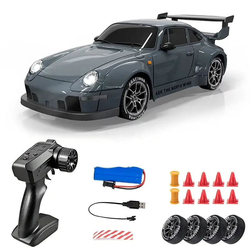 1:24 Scale RC Drift Car Remote Control With 2.4G Radio High Speed Model Vehicle For Boys And Kids Gifts