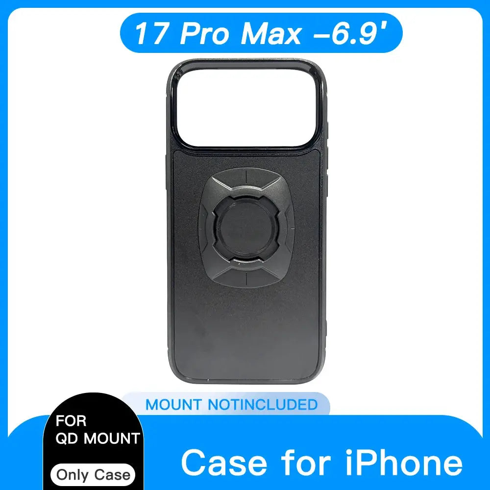 Twsit Quick Lock Phone Case Holder for Motorcycle and Bicycle Quad System Mount for iPhone 14 15 16 Pro Max