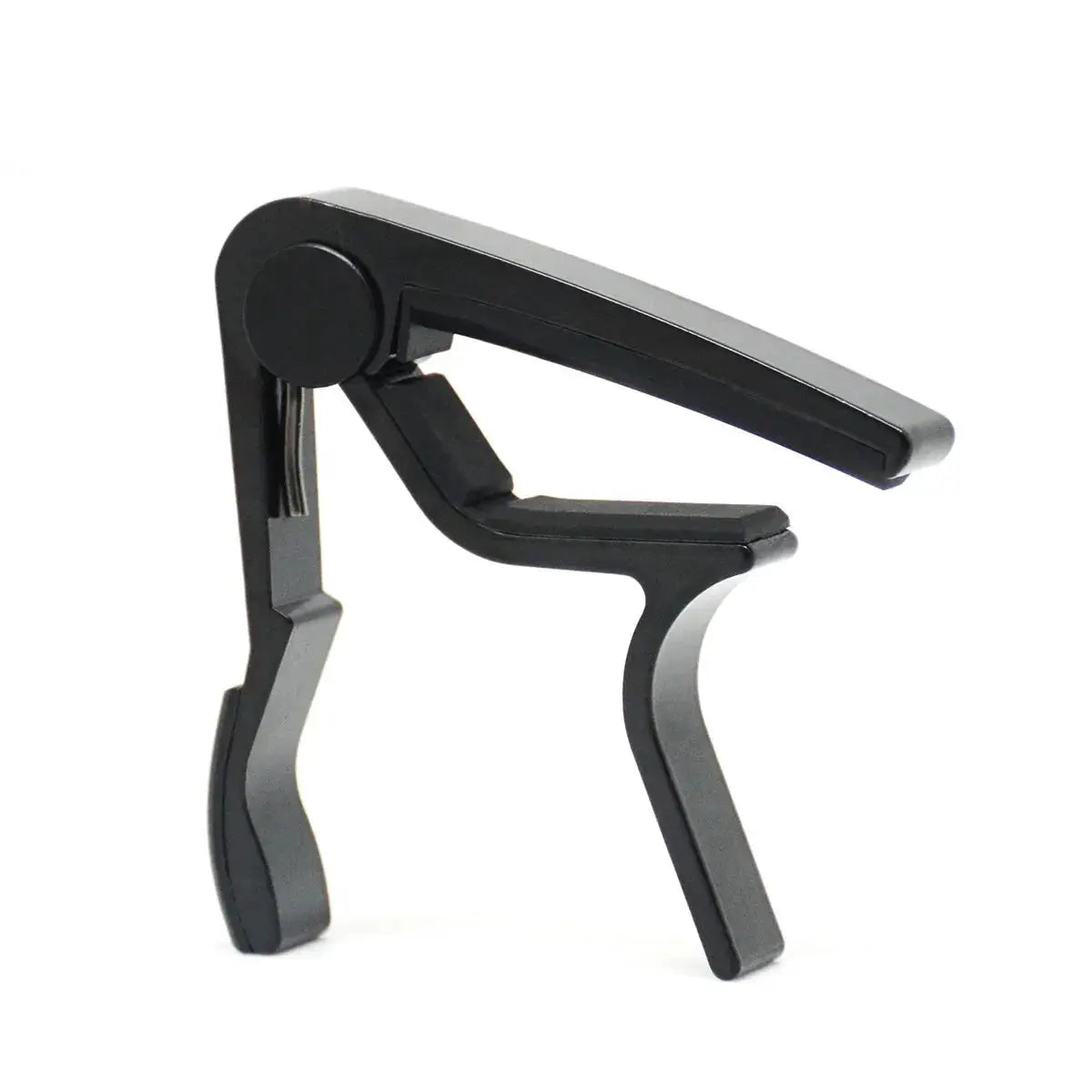 Single Handed Guitar Capo for Acoustic and Electric Guitars Aluminum Quick Clamping Black